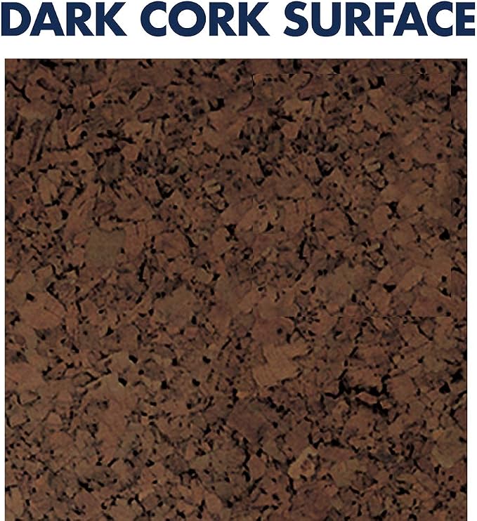 Quartet Cork Tiles, Bulletin Board Cork Panels 12" x 12" x 3/8", Dark Brown - Image 3