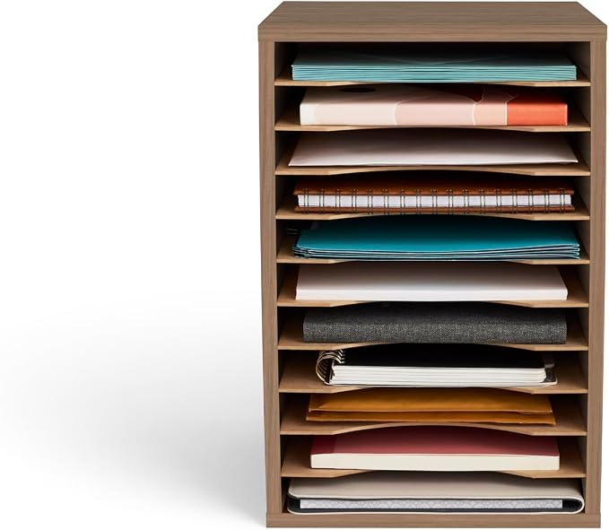 Safco Products Vertical Desktop Sorter, 11 Compartment - Image 5