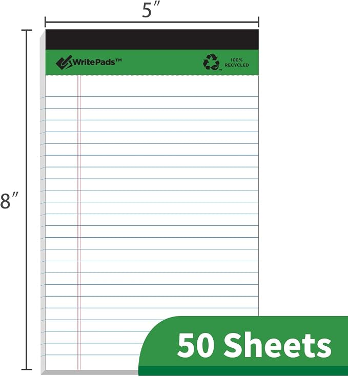 KAISA Legal Pad Writing Pads, 56GSM Paper Notepads - Image 4