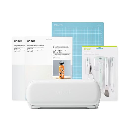 Cricut Joy Xtra-Sticker Starter Kit Smart Cutting Machine, White-DeskLoop Office