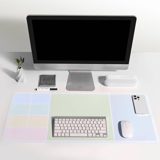 LOUKIN Erasable Dry Erase Desk Mat, Writing White Board, Non-Slip Desktop - Image 2