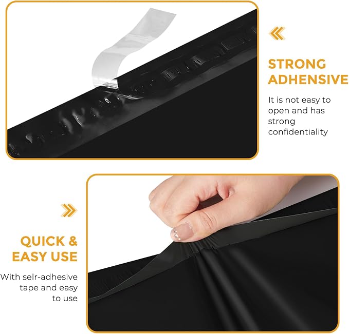 Metronic Poly Mailers 10X13 1000 Pack, Bulk Shipping Bags Heavy Duty Self Seal - Image 4
