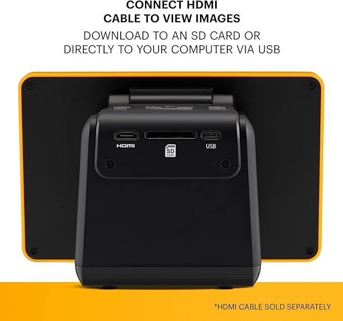 Kodak Slide N Scan Max Digital Film Slide Scanner, Black/Yellow (RODFS70)-DeskLoop Office