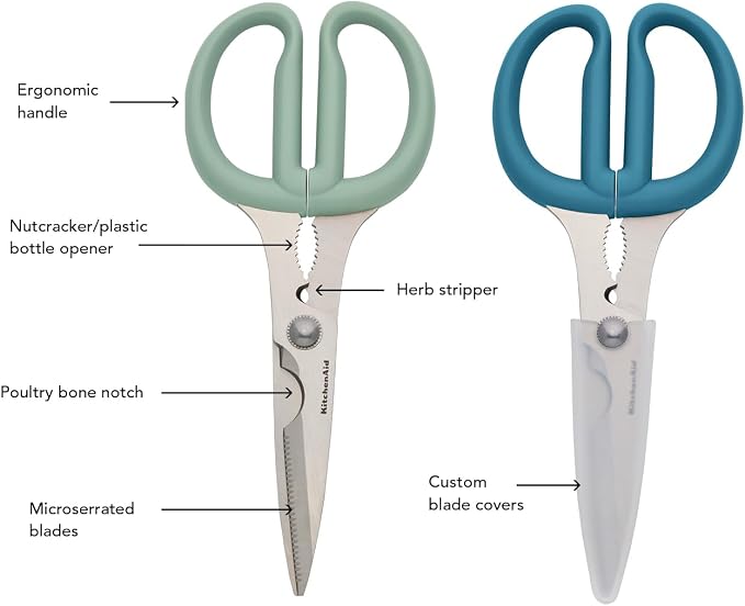 KitchenAid 2-Piece Multipurpose Shear Set, Versatile Scissors - Image 6