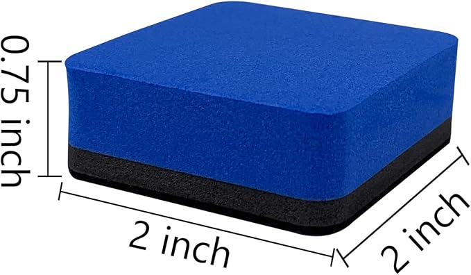 Magnetic Dry Erase Erasers, 40 Pack Square Whiteboard Erasers, Small Magnetic - Image 2