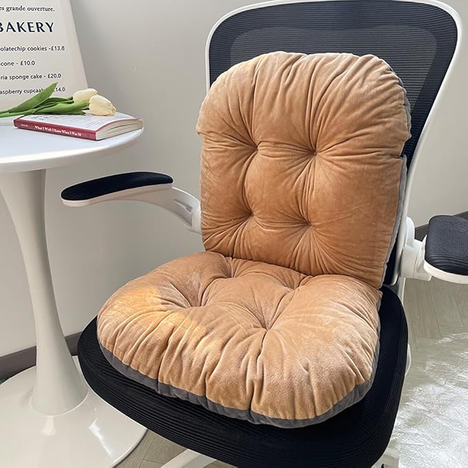 Brown Office Chair Cushion, Soft Seat Cushion by Unknown