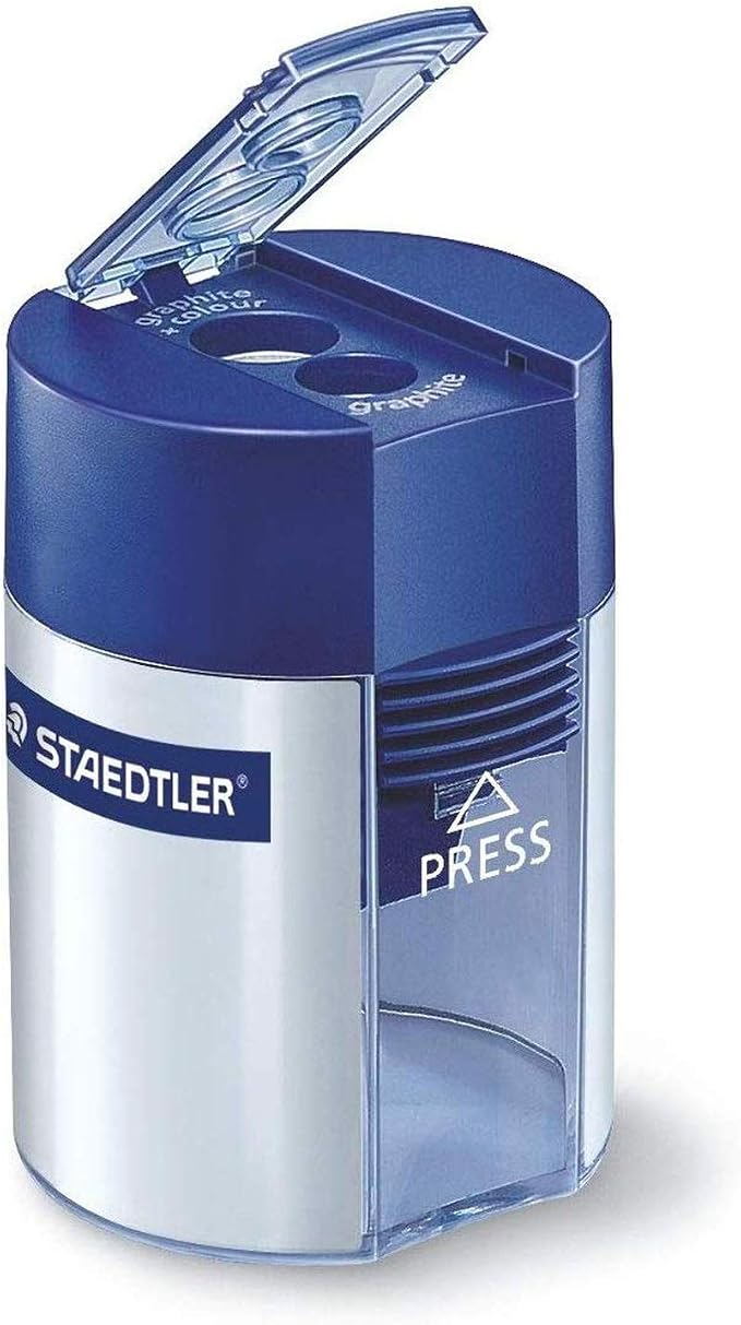 Staedtler Double-hole Tub Pencil Sharpener, No Packing - Image 2