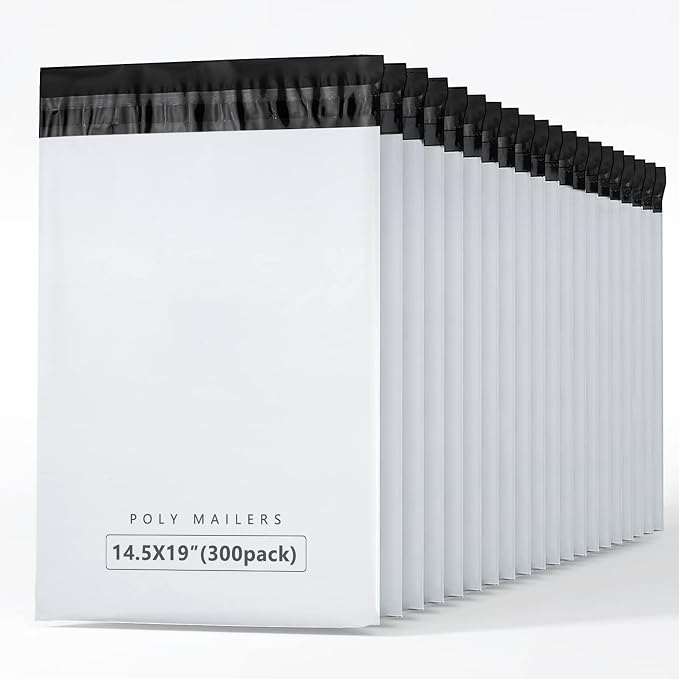 Metronic 300 Pcs Shipping Bags 14.5x19, Large Poly Mailers - Image 2