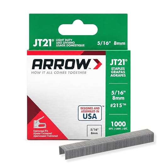 Arrow 215 JT21 Thin Wire Staples by ArrowToolGroup
