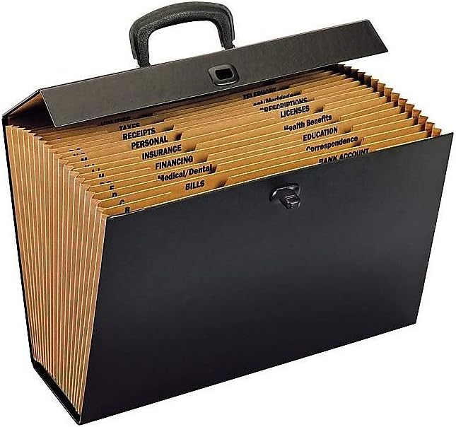 Staples Expanding File with A‑Z Index, Legal Size, 19‑Pocket Accordion Organizer - Image 3