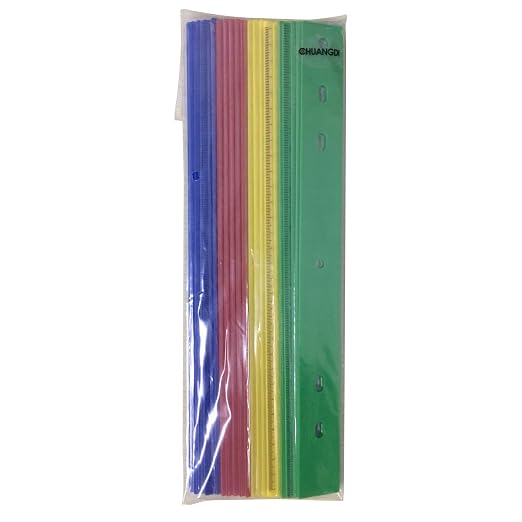 Chuangdi 20 Pieces 12 Inch Rulers Bulk Plastic Colorful Rulers - Image 8