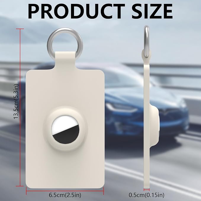 Tesla Key Card Holder with AirTag Slot, AirTag Card Key Holder - Image 6