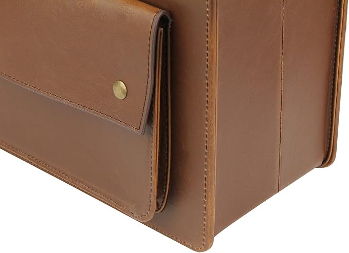 HofferRuffer Magazine Basket Holder, Foldable Magazine Rack, Document File - Image 9