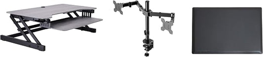 Rocelco 37.5" Height Adjustable Standing Desk Converter by Rocelco