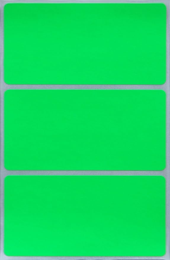 Royal Green Rectangular Stickers Color-Coding Labels by RoyalGreen