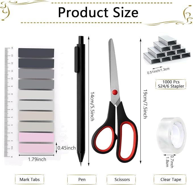 Office Supplies, Stapler and Tape Dispenser Set - Image 6