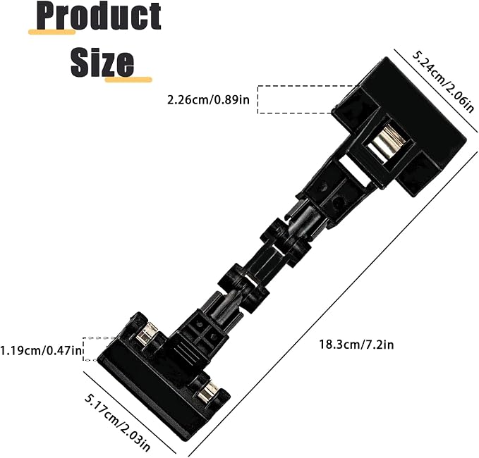 2-Pack Adjustable File Holder, Flexible File Holder Folding Paper Copy Holder - Image 2
