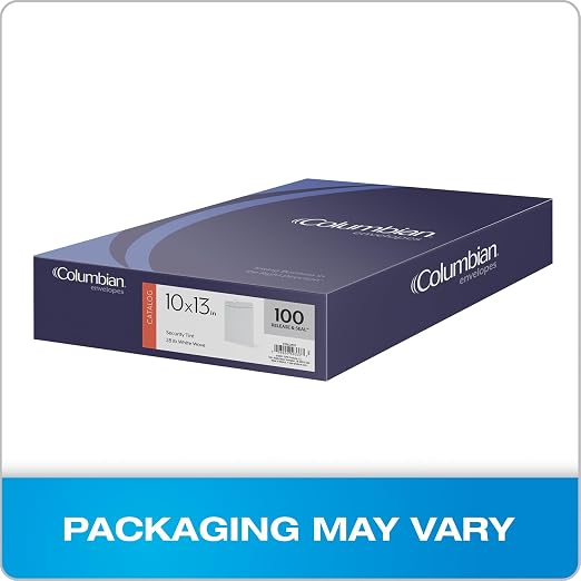 Columbian 10 x 13 Catalog Envelopes, Self Seal Closure, Security Tint, 28 lb - Image 7