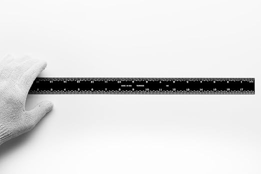 PEC Tools 18" Rigid Metal Ruler, Stainless Steel - Image 7