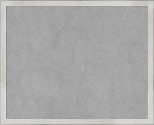 Amanti Art Silver Framed Magnetic Board 17x21 Small Vision Board by AmantiArt
