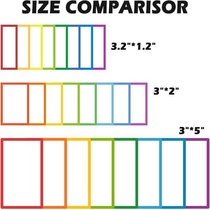 TOTiyea 40 Pack Magnetic Dry Erase Labels, Magnetic Name Tags - Image 7
