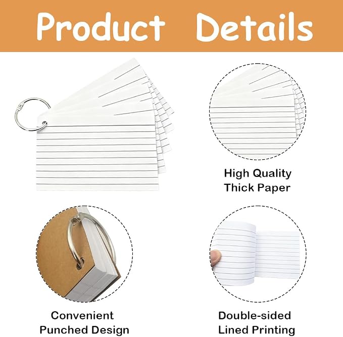 1500 Pcs White Index Cards - Image 3