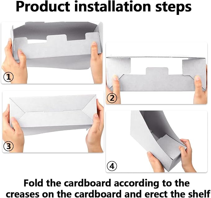 24 Pcs Cardboard Magazine File Holders Organizer Box Magazine Holder Sturdy - Image 7