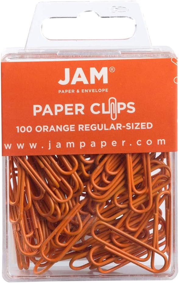 JAM PAPER Colorful Standard Paper Clips by JAMPaper