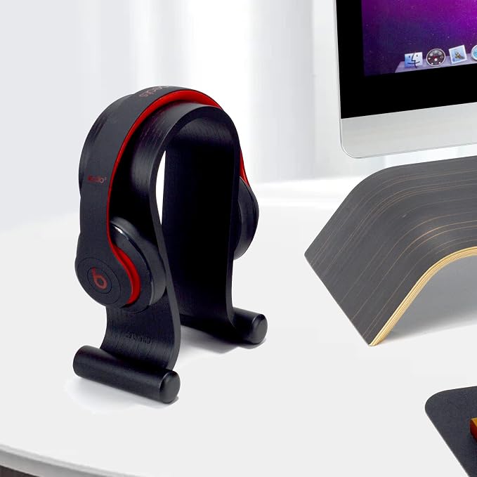 SAMDI Wood Headphone Stand Headset Stand Headphone Holder Universal Gaming - Image 7
