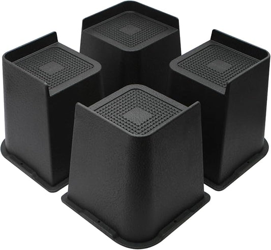 MXMZHXU Bed Risers 2 inch, 3 inch, 4 inch, 6 inch or 8 inch Heavy Duty by MXMZHXU