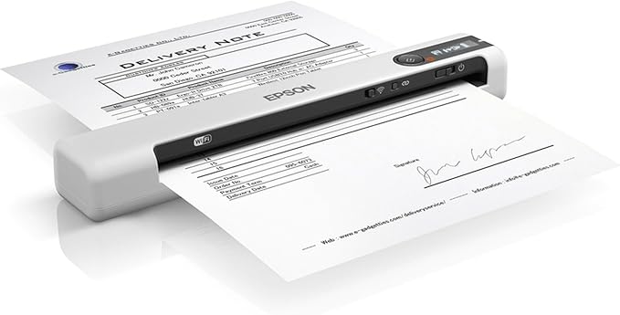 Epson DS-80W Wireless Portable Sheet-fed Document Scanner for PC and Mac-DeskLoop Office