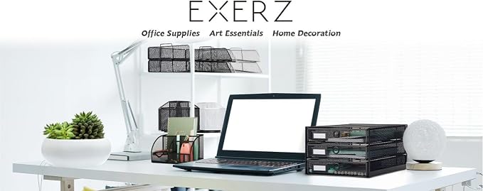 EXERZ Paper Sorter 3 Tier Drawers A4 / Multifunctional Desk Organiser/Letter - Image 9