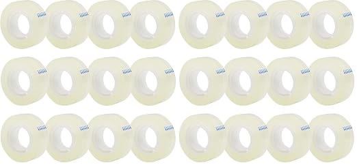 OWLKELA 12 Rolls Transparent Tape Refills, All-Purpose Transparent Glossy Tape by OWLKELA