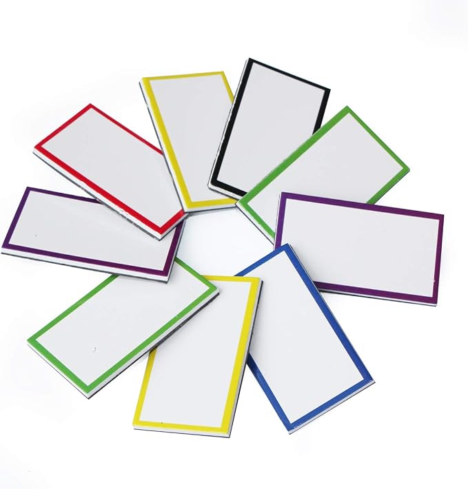 ZHIDIAN Magnetic Dry Erase Labels 2.1" x 1.2", Blank Name Tags Plates - Image 8