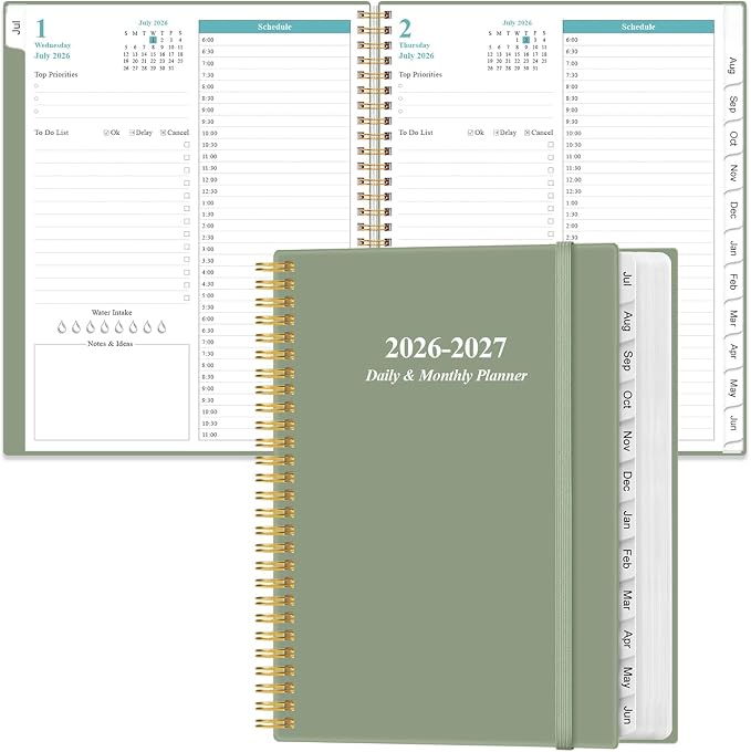 2026-2027 Daily & Monthly Planner by Heveboik