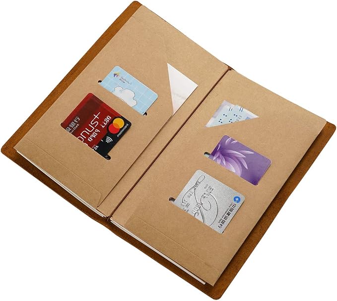 Moterm Kraft File Folder + Zipper PVC Pouch Travelers Journal Refills Pack | - Image 6