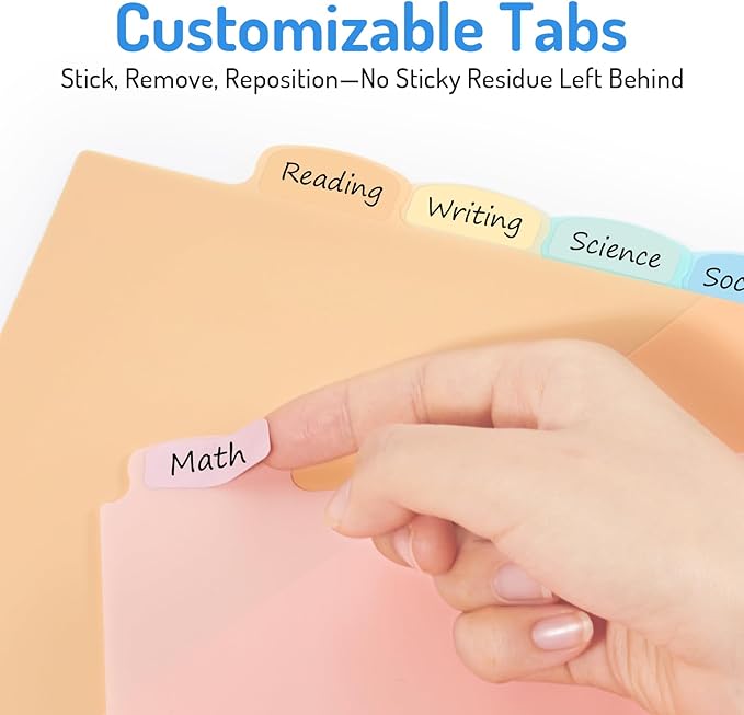 Forvencer 48 Count Binder Dividers - Image 5