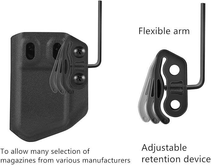 3-Packs Universal Mag Carrier IWB/OWB Magazine Holster - Image 4