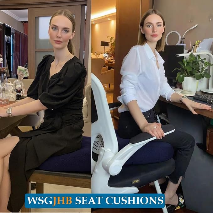 WSGJHB Large Seat Cushion, Extra Thick Booster Seat Cushions Long Sitting | - Image 2
