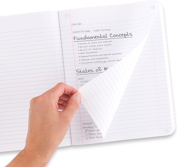Five Star Composition Books + Study App, 4 Pack, College Ruled Paper, 9-3/4" x - Image 3