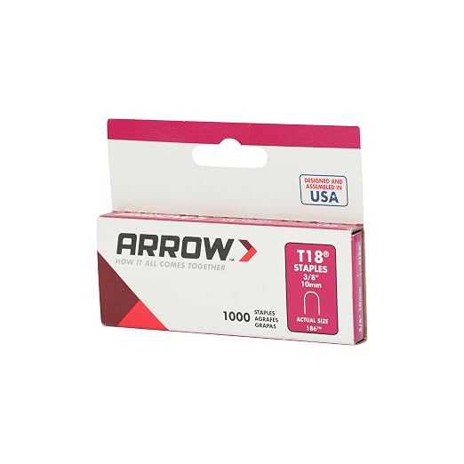 Arrow 186 T18 3/8-Inch Leg Length, 3/16-Inch Crown Size, Staples 1 - Image 3