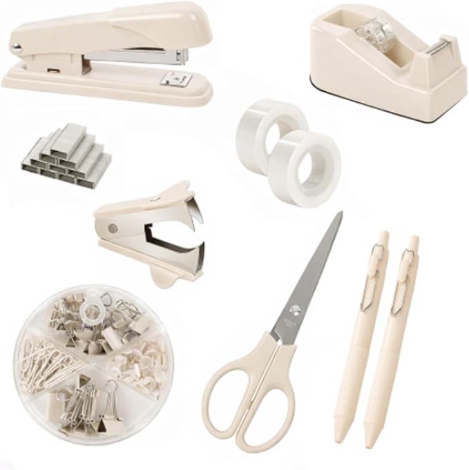 Office Supplies Set – All-in-One Desk Accessories Kit by SKYDUE