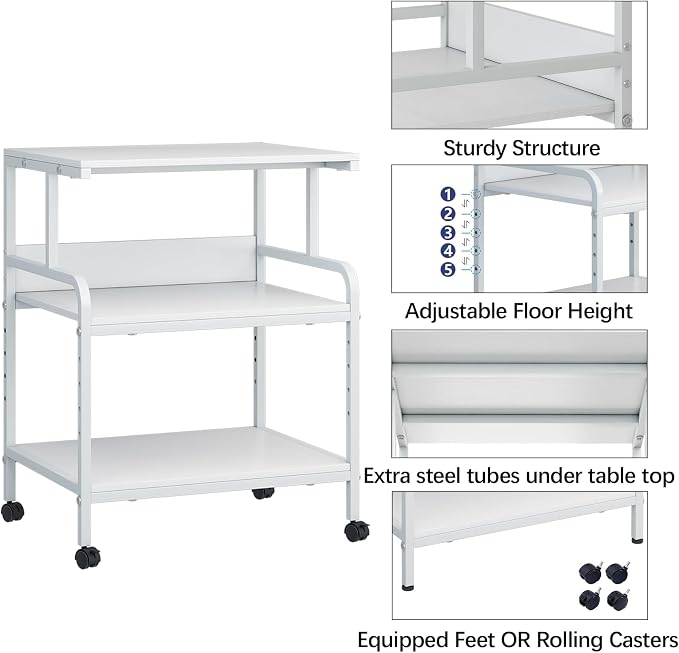 Arbuxzuy Large Printer Stand - Image 3
