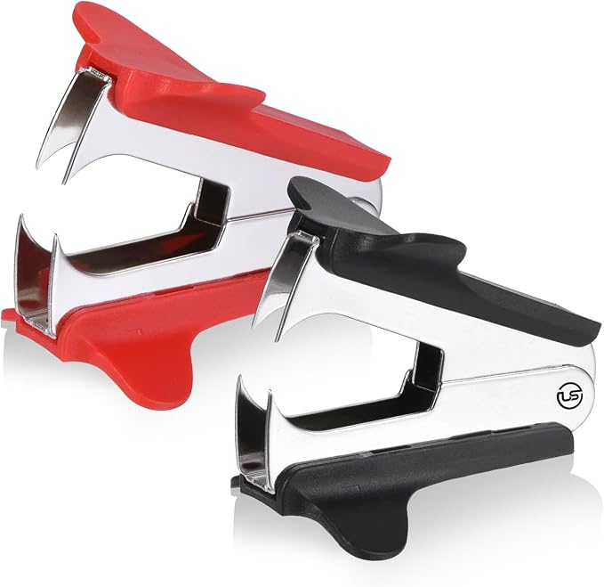 Ultimate Stationery Staple Remover Tool 2 PK Staple Puller Pinch Jaw by UltimateStationery