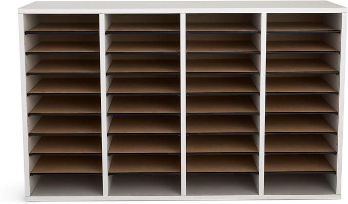 Safco Wooden Paper and Mail Organizer - Image 2