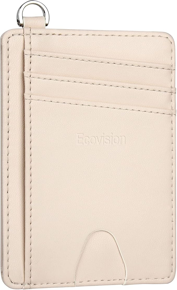 Slim Minimalist Front Pocket Wallet, RFID Blocking Credit Card Holder Wallet by Ecovision