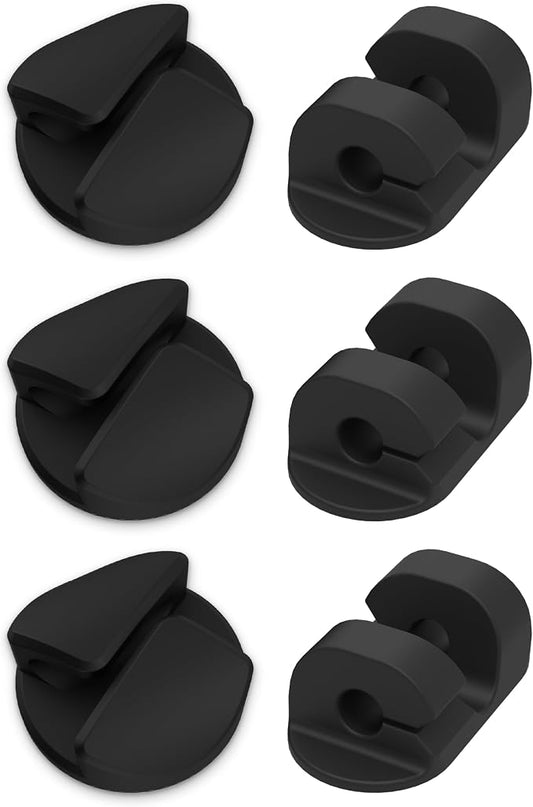 Scosche CMAA2R-6PKRP 6 Pack Adhesive Cable Management Clip Kit in Two Styles by Scosche