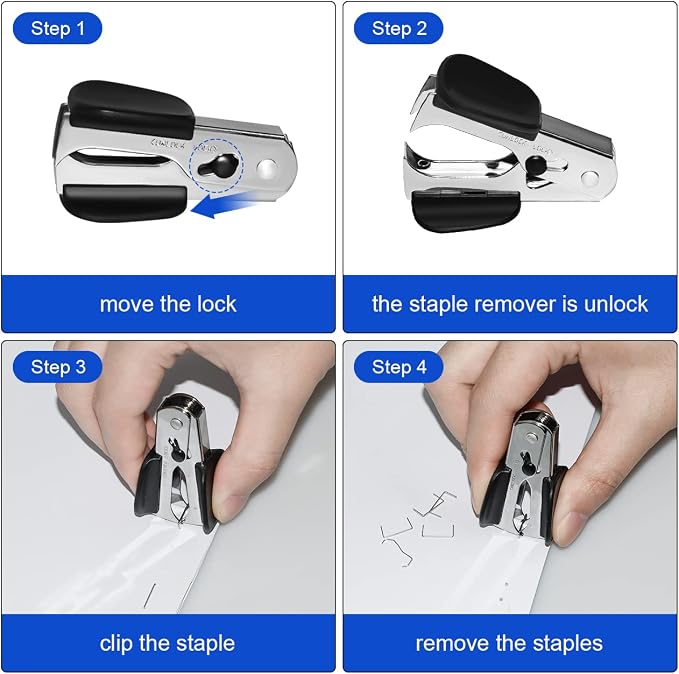 JIKIOU Staple Remover Staple Puller Removal Tool - Image 2