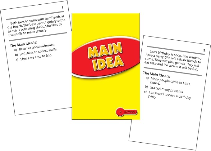 Edupress Reading Comprehension Cards, Main Idea, Lvl: 2.0-3.5 - Image 3