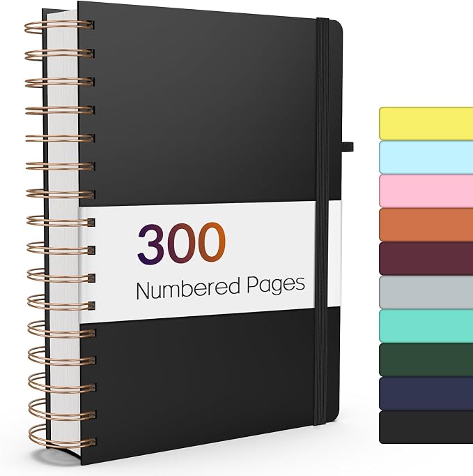 Forvencer Lined Spiral Journal Notebook by Forvencer